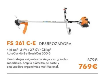 Stihl - FS 261 C-E Desbrozadora