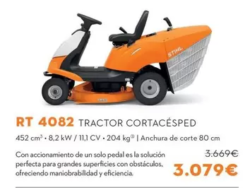 Stihl - RT 4082 Tractor Cortacésped