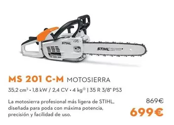 Stihl - Ms 201 C-M Motosierra