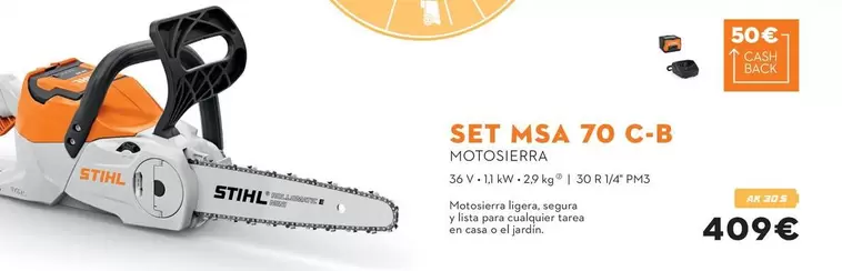 Stihl - Set MAS 70 C-B Motosierra