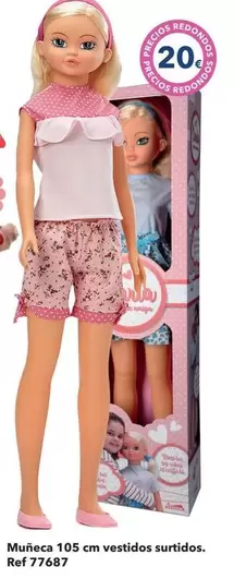 Muñeca 105 Cm Vestidos Surtidos.