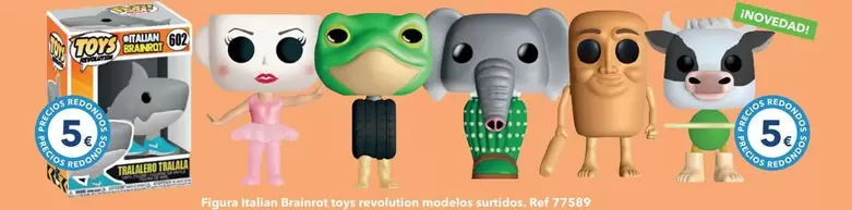 Figura Italian Brainrot Toys Revolution Modelos Surtidos Ref 77589