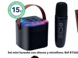 Set Mini Karaoke Con Altavoz Y Micrófono