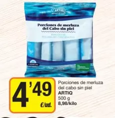 Artic - Porciones De Merluza Del Cabo Sin Piel
