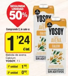 YoSoy - Bebida De Avena Calcium