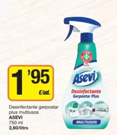 Asevi - Desinfectante Gerpostar Plus Multiusos