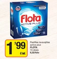 Flota - Pastillas Lavavajillas Active Plus
