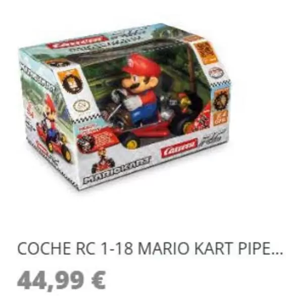 Carrera - Coche Rc 1/18 Mario Kart Pipe...