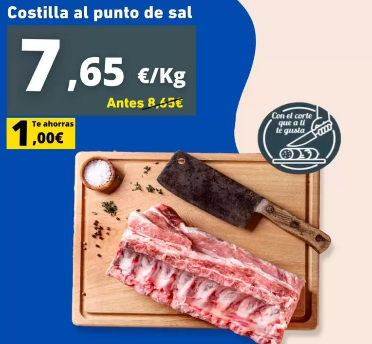 Costilla Al Punto De Sal