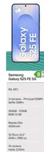 Samsung - Galaxy S25 Fe 5g