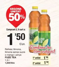 mango - Refresc Llimona, Llimona, Sense Sucre O Mango I Playa