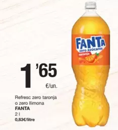 fanta - Refresc Zero Taronja O Zero Llimona