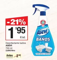 Asevi - Desinfectante Banos