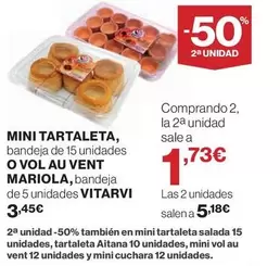 Vitarvi - Mini Tartaleta, O Vol Au Vent Mariola