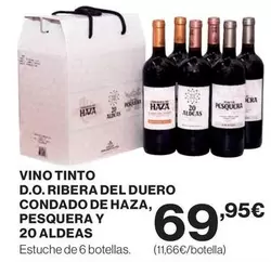 El Corte Inglés - Vino Tinto D.o. Ribera Del Duero Condado De Haza, Pesquera Y 20 Aldeas