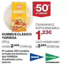 Hipercor - Hummus Clasico