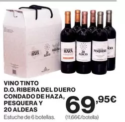 El Corte Inglés - Vino Tinto D.o. Ribera Del Duero Condado De Haza, Pesquera Y 20 Aldeas