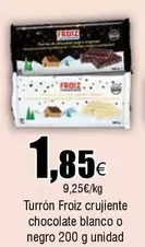 Froiz - Turrón Chocolate Blanco O Negro
