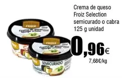 Froiz - Crema De Queso Seleccion Semicurado O Cabra
