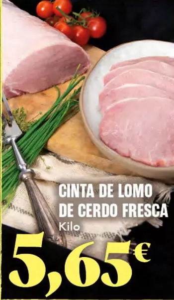 Cinta De Lomo De Cerdo Fresca