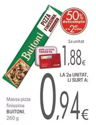 Buitoni - Massa Pizza Finissima