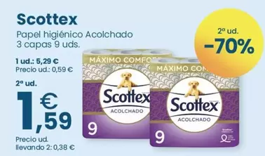 Scottex - Papel Higienico Acolchado