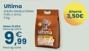 Última - Adulto Medium/Maxi Pollo Y Arroz