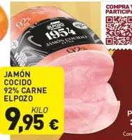 Elpozo - Jamón Cocido 92% Carne