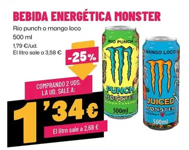 Monster - Bebida Energetica