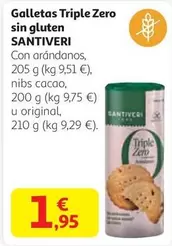 Santiveri - Galletas Triple Zero Sin Gluten