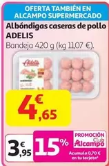 alcampo - Albondigas Caseras De Pollo