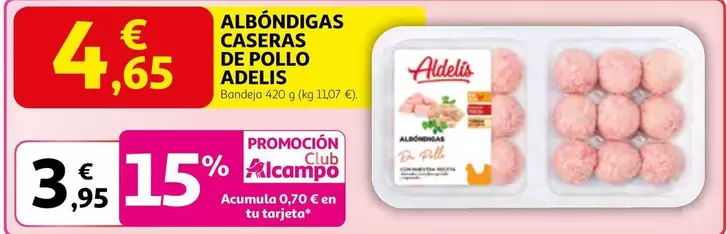 alcampo - Albondigas Caseras De Pollo