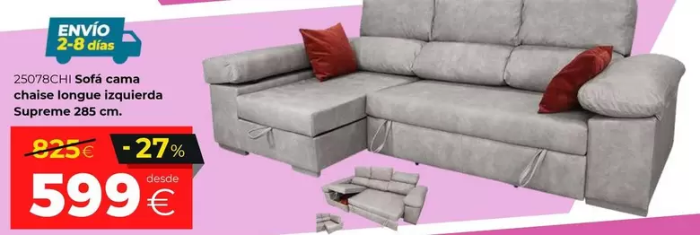 Sofa Cama Chaise Longue De Cuateria