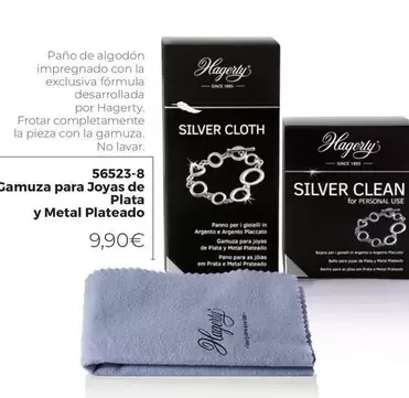 565238 Gamuza Para Joyas De Plata Y Metal Plateado