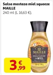 Maille - Salsa Mostaza Miel Squeeze