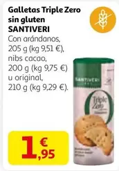 Santiveri - Galletas Triple Zero Sin Gluten