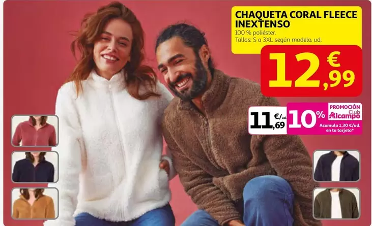 inextenso - Chaqueta Coral Fleece