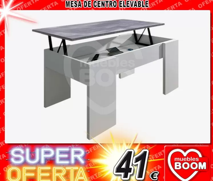 Mesa De Gentro Elevable