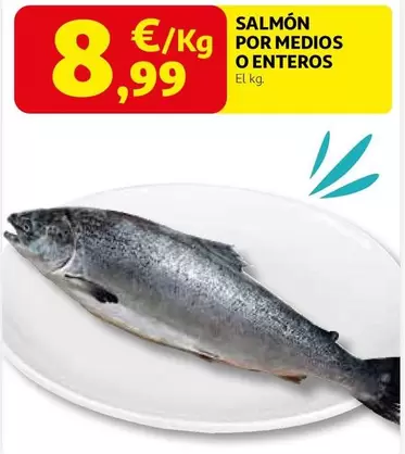 Salmón Por Medios O Enteros