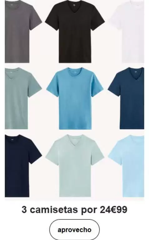 111 - 3 Camisetas Por