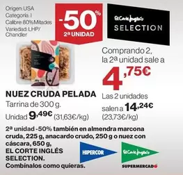 Hipercor - Nuez Cruda Pelada