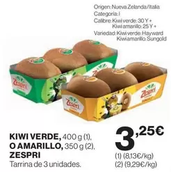 zespri - Kiwi Verde, O Amarillo,