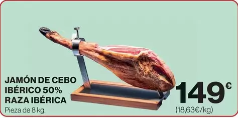 Jamón De Cebo Ibérico 50% Raza Ibérica