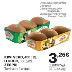zespri - Kiwi Verd, O Groc