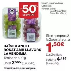Blanco - Raïm Blanc O Rosat Amb Llavors