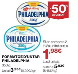 Philadelphia - Formatge D'untar