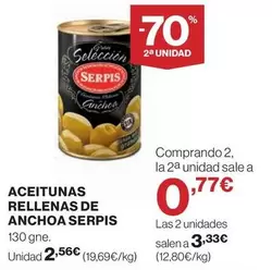 Serpis - Aceitunas Rellenas De Anchoa