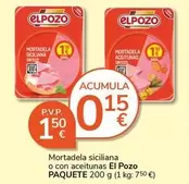 elpozo - Mortadela Siciliana O Con Aceitunas