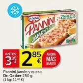 Dr Oetker - Pannini Jamón Y Queso