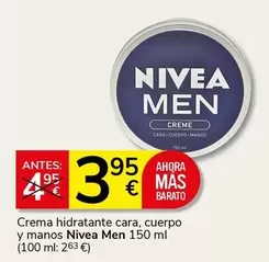 Nivea - Men Crema Hidratante Cara, Cuerpo Y Manos